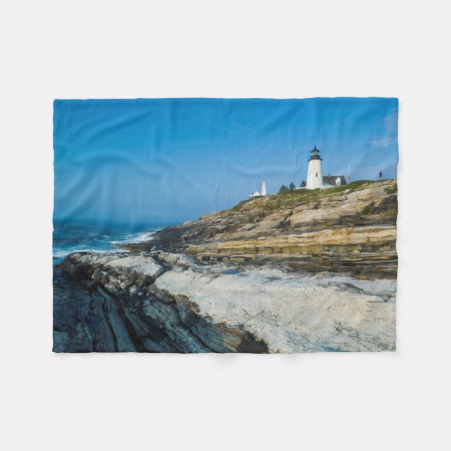 Maine, Pemaquid Point, Pemaquid Point fyr Fleecefilt (Framsidan (Horisontell))