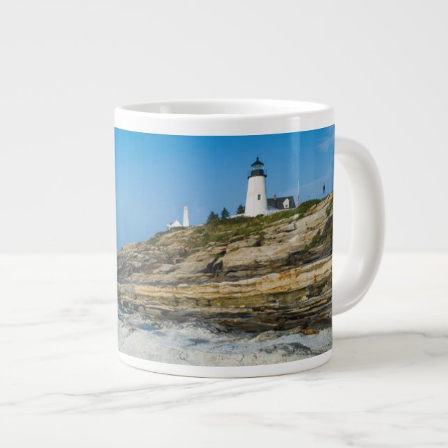 Maine, Pemaquid Point, Pemaquid Point fyr Jumbo Mugg (Framsida höger)