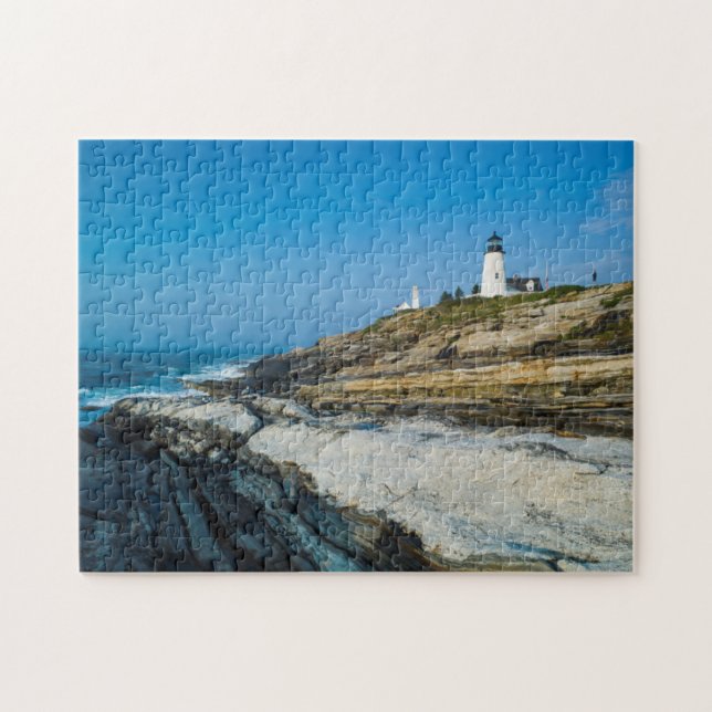 Maine, Pemaquid Point, Pemaquid Point fyr Pussel (Horisontell)