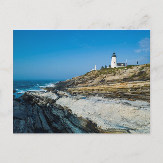 Maine, Pemaquid Point, Pemaquid Point fyr Vykort (Framsida)