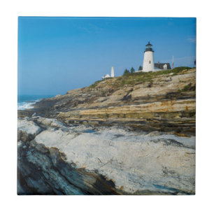 Maine, Pemaquid Point, Pemaquid Point Lighthouse Kakelplatta