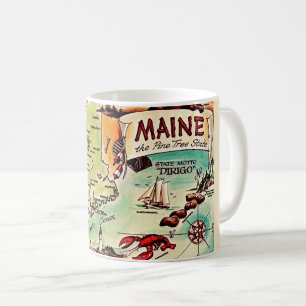 Maine - Pine Tree State Postcard Mugg