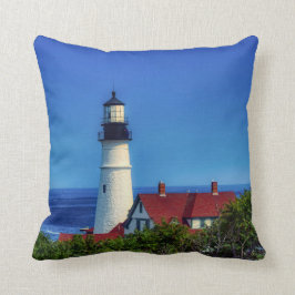 Maine Portland Head Light Photo Kudde