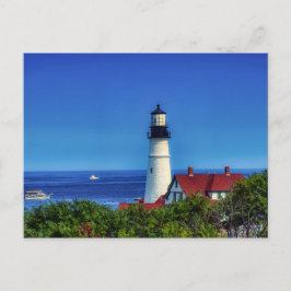 Maine Portland Head Light Photo Vykort