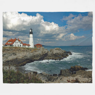 Maine Portland Head Lighthouse Photo Fleecefilt