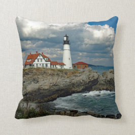 Maine Portland Head Lighthouse Photo Kudde