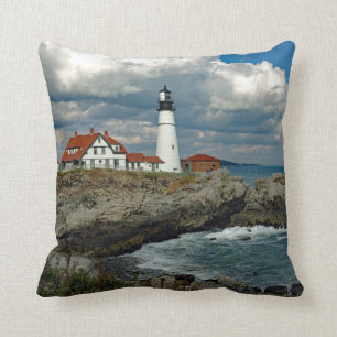 Maine Portland Head Lighthouse Photo Kudde