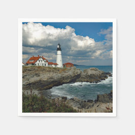 Maine Portland Head Lighthouse Photo Pappersservett