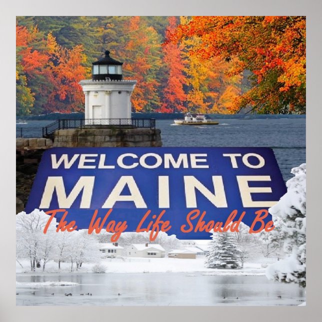 MAINE POSTER (Framsidan)