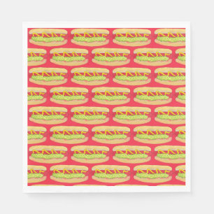 Maine Red Snapper Hotdog Portland ME Food Cookout Pappersservett