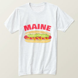Maine Red Snapper Hotdog Portland ME Food Cookout T Shirt