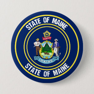 Maine Round Emblem Knapp