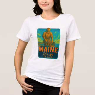 Maine:s livfulla konstnärliga T-shirt design!