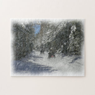 Maine Sledding Pussel