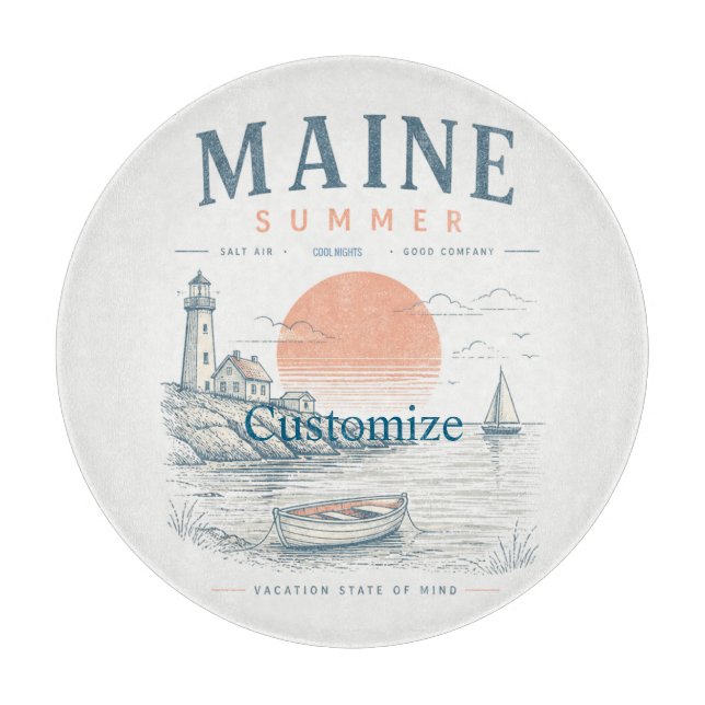 Maine  Sommar kul Thunder_Cove (Framsidan)
