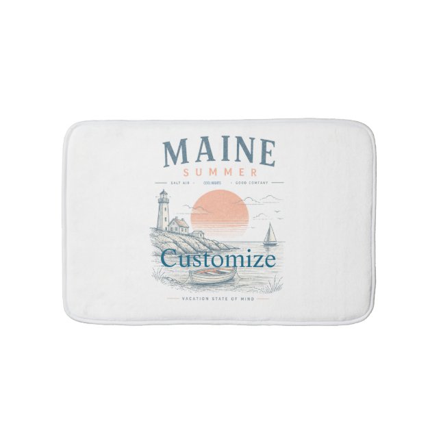 Maine  Sommar kul Thunder_Cove Badrumsmatta (Framsidan)