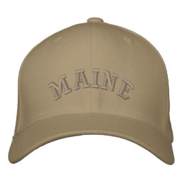 Maine State of USA Broderad Keps