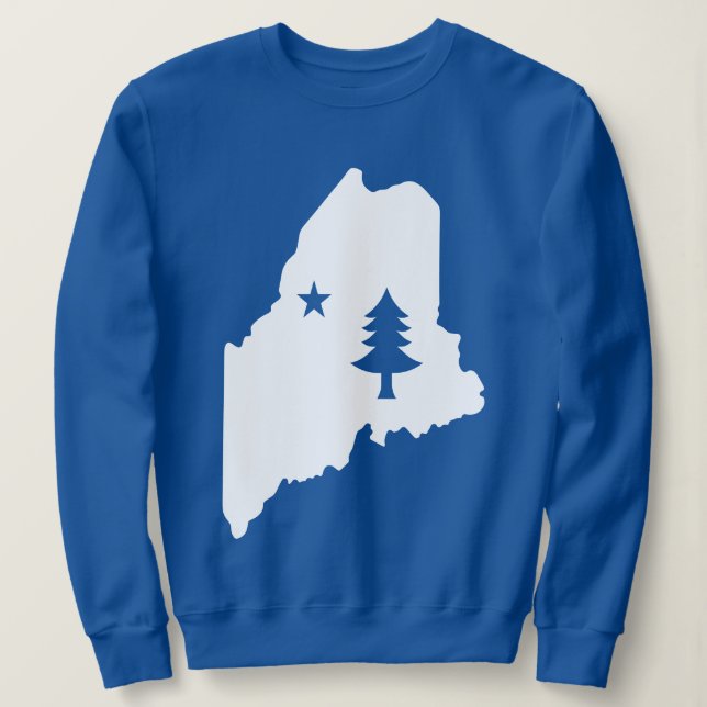 Maine State Sweatshirt T Shirt (Design framsida)