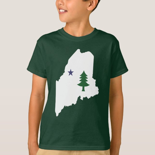 Maine State T-Shirt (Framsida)
