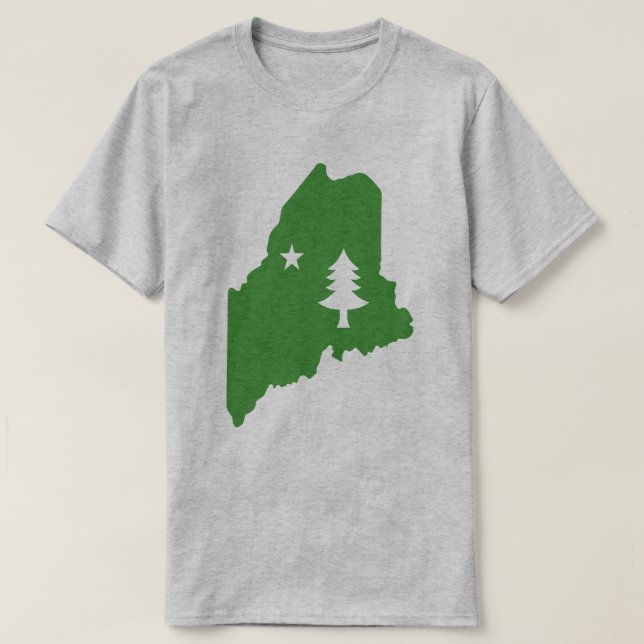 Maine State T-Shirt (Design framsida)