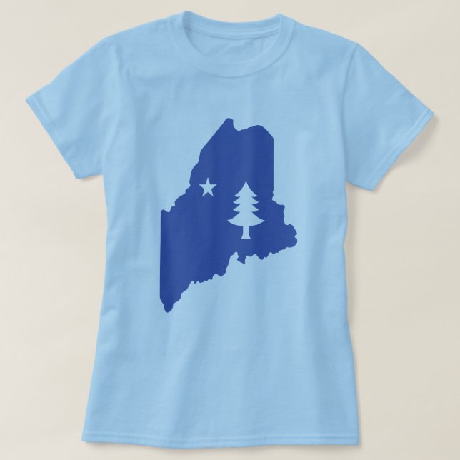 Maine State T-Shirt (Design framsida)