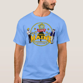Maine State USA T Shirt