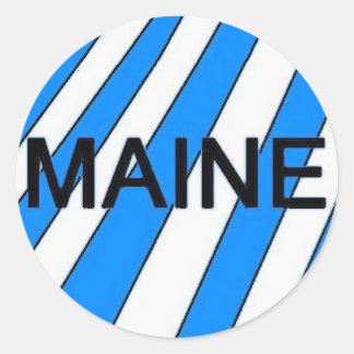 Maine Sticker Runt Klistermärke