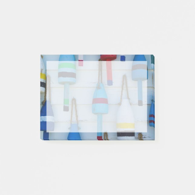 Maine, Stonington, bojar av dekorativ hummer Post-it Block (Framsida)
