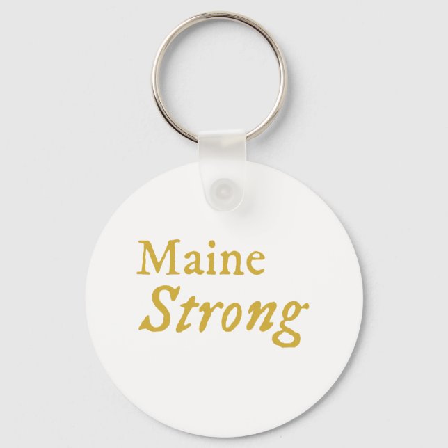 Maine Strong Nyckelring (Framsida)