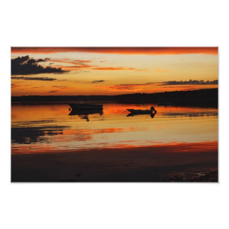 Maine Sunset-foto Fototryck