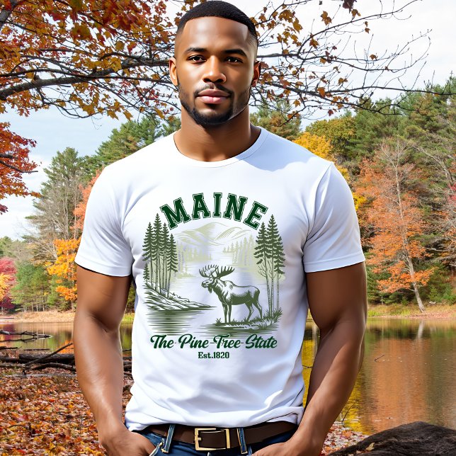 Maine the Pine Tree State T Shirt (Skapare uppladdad)