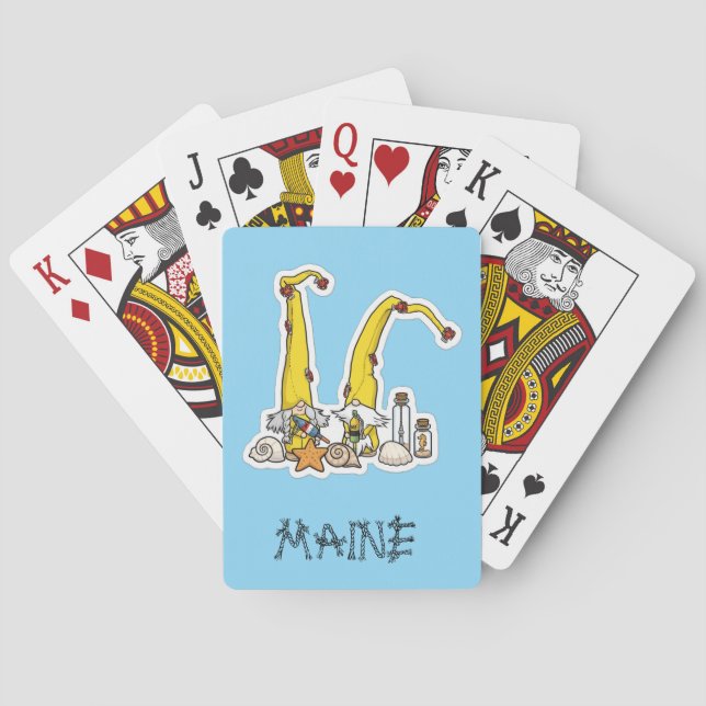 Maine Tomtar Välkommen Hem  Casinokort (Baksidan)