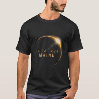 Maine Total Solar Eclipse April 8 2024 Solar Eclip T Shirt