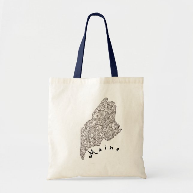 Maine Tote Bag Tygkasse (Framsidan)