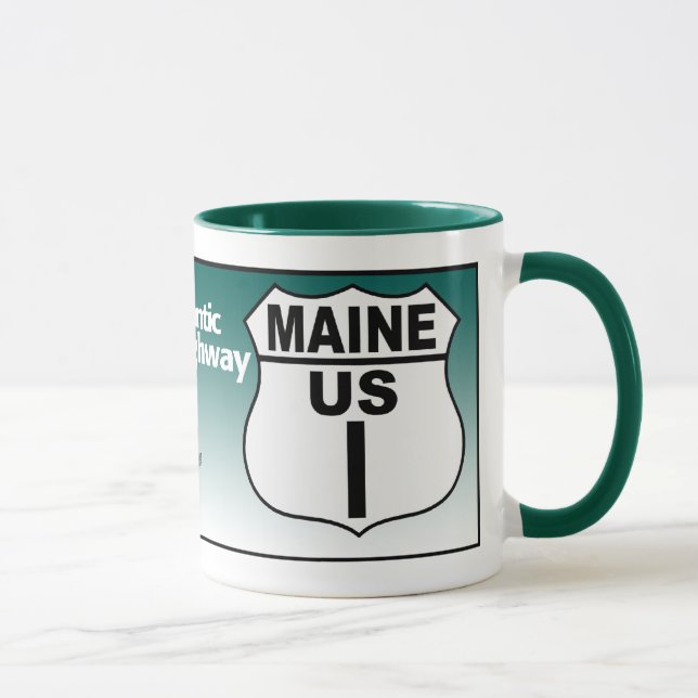 Maine US Route 1 - Atlantmotorvägen Mugg (Höger)