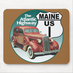 Maine US Route 1 - Atlantmotorvägen Musmatta
