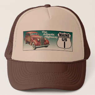 Maine US Route 1 - Atlantmotorvägen Truckerkeps