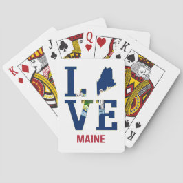 Maine US State Kärlek Casinokort