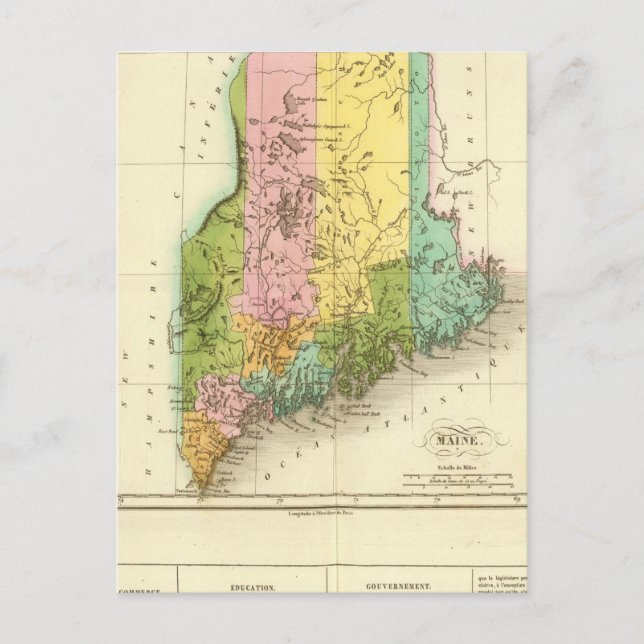 Maine US Vykort (Framsida)