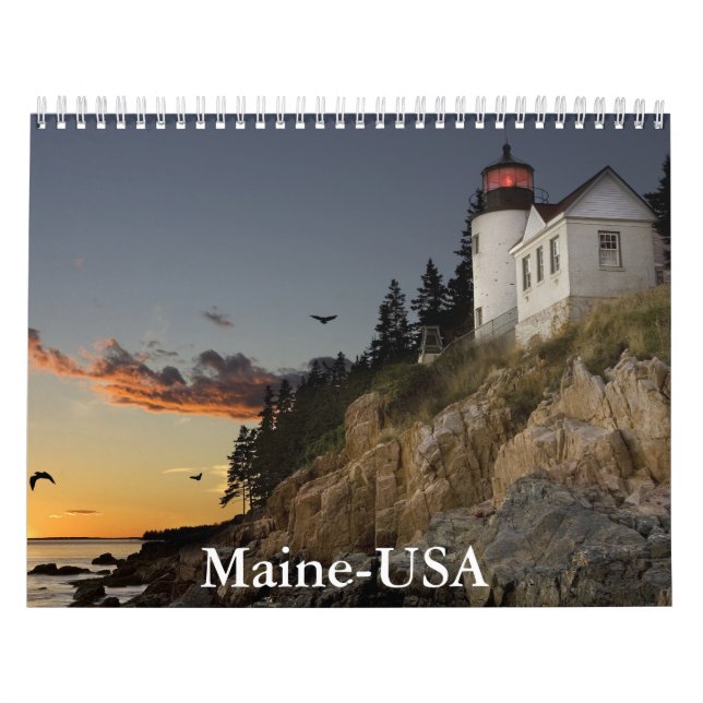 Maine-USA Calendar Kalender (Omslag)