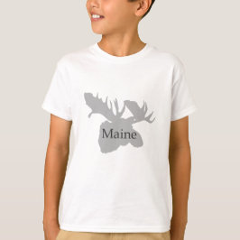 Maine USA Logotyp (moose) T Shirt