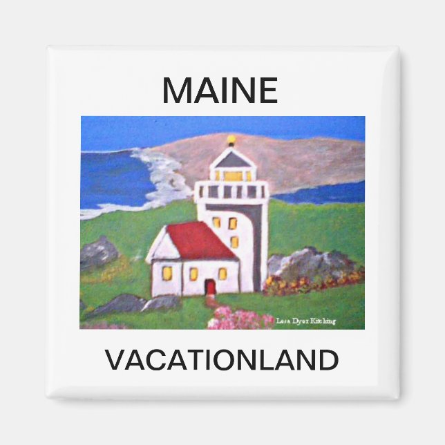 MAINE VACATIONLAND MAGNET (Framsidan)