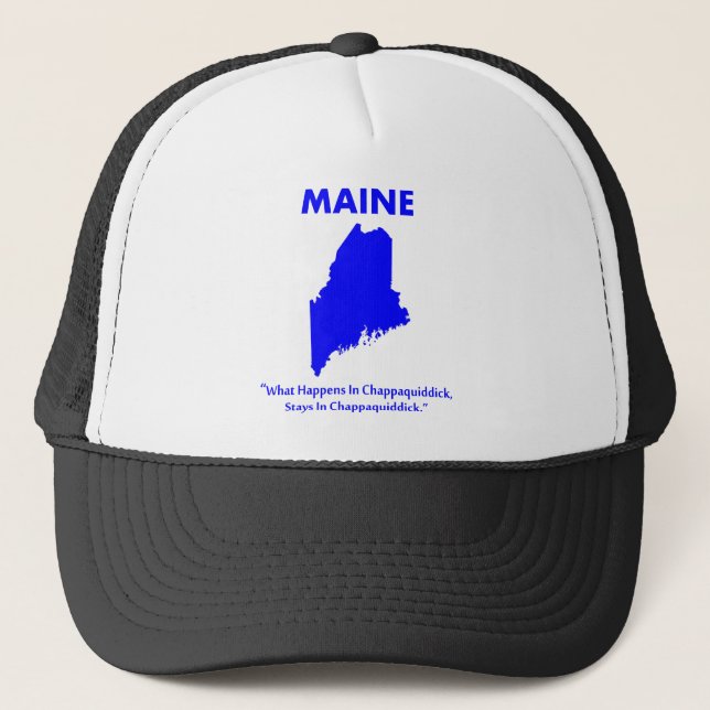 Maine - Vad händer i Chappaquiddick... Truckerkeps (Framsida)