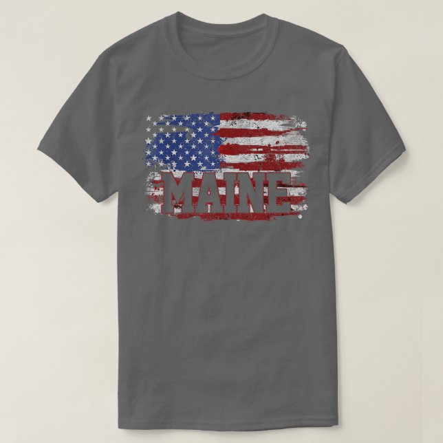 Maine Vintage T Shirt (Design framsida)