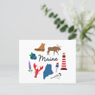 Maine vycard vykort