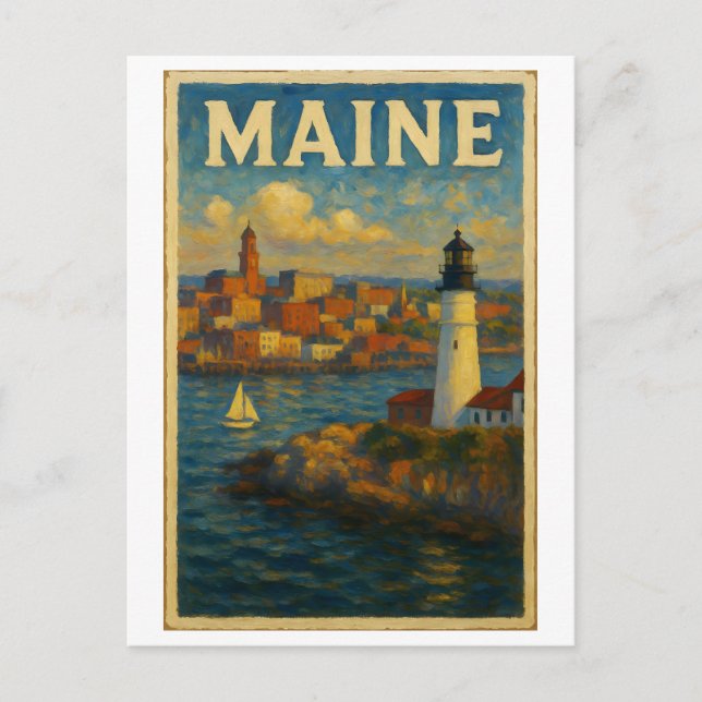 Maine vykort (Framsida)
