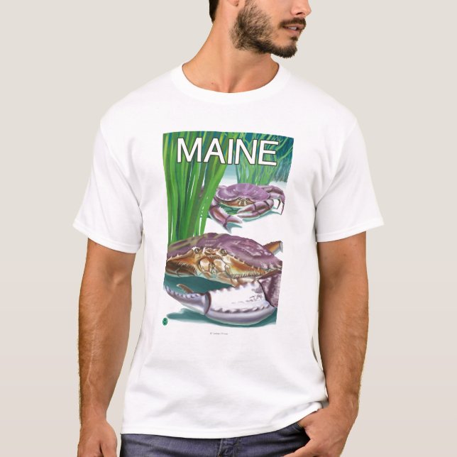 MaineCrab och fiskare Tröja (Framsida)