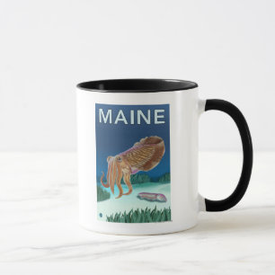MaineCuttlefish Scene Mugg