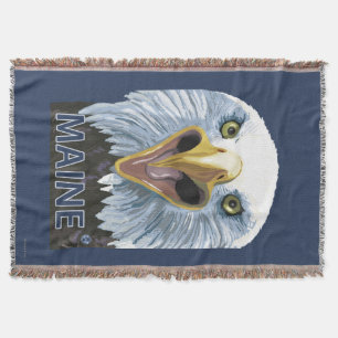 MaineEagle upp slut Filt