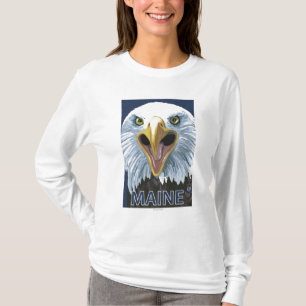 MaineEagle upp slut Tee Shirt